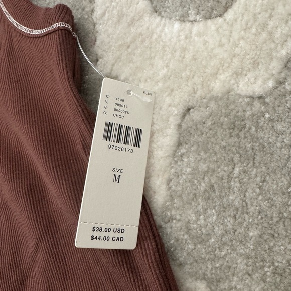 Pilcro Red and White Fitted Tank Top - Picture 2 of 3